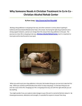 Christian Drug Rehabilitation